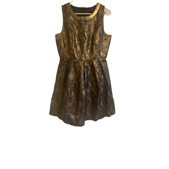 Romeo + Juliet Couture- Womens gold and black metallic dress size Large - Picture 2 of 7